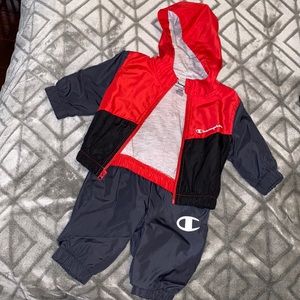 windbreaker jacket & pant set